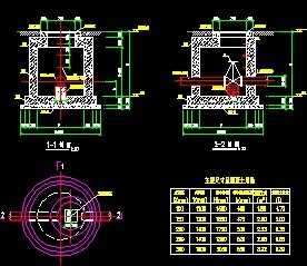 钢筋混凝土阀门井详图免费下载 - 市政小区给排水图 - 土木工程网